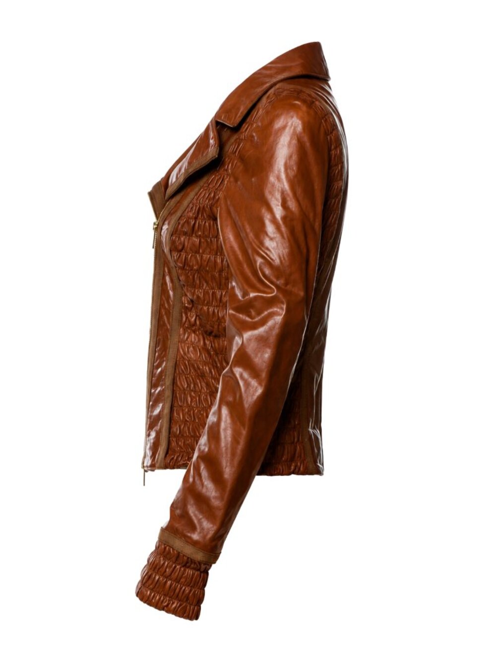 Blumarine Brown Biker Jacket - Picture 3 of 4